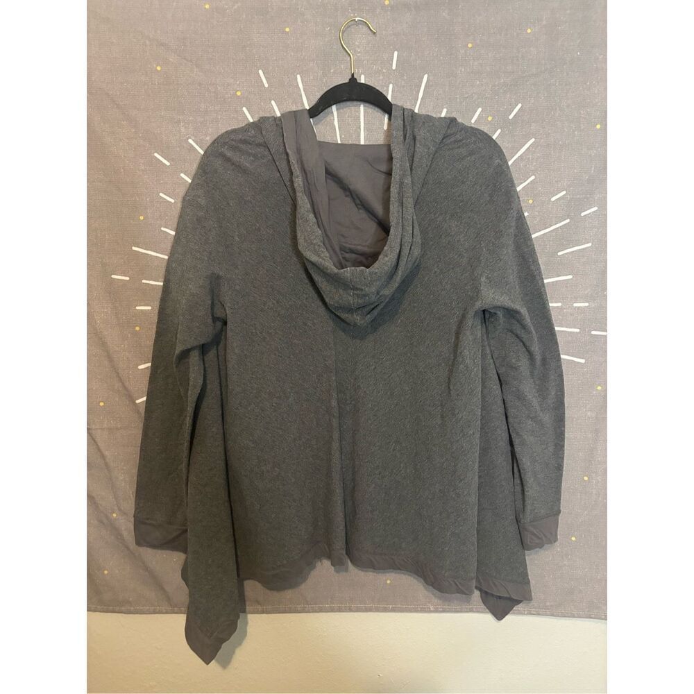 Eileen Fisher Hooded Asymetrical Hem Jacket - Picture 5 of 5